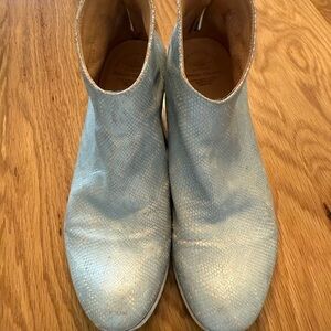 Officine Creative Light Blue Ankle Boots